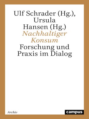 cover image of Nachhaltiger Konsum